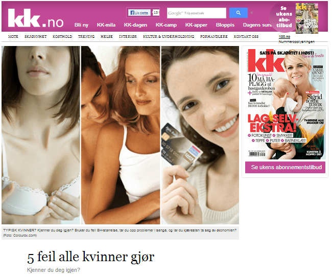 http://www.kk.no/820325/5-feil-alle-kvinner-gjor